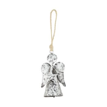 Hanger angel metal 8x6x14cm Antique Silver