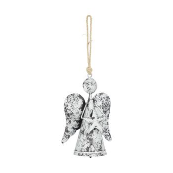 Hanger angel metal 12x8x18cm Antique Silver