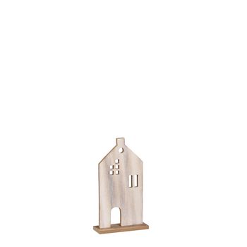 Decoratie huis off white - l5xb14xh24,5cm