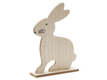 Kaninchen aus Holz 19x27cm