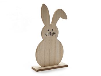 Wooden bunny 13x27cm