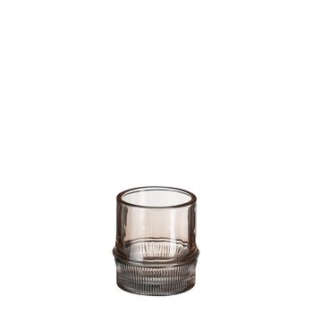 Teelichthalter Pyotr Glas - h8xd7,5cm