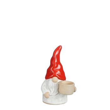 Kerzenständer Santa rot - l9xb6,5xh14cm