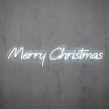 Neon light merry christmas wit 300led IP20 - l20xb94cm