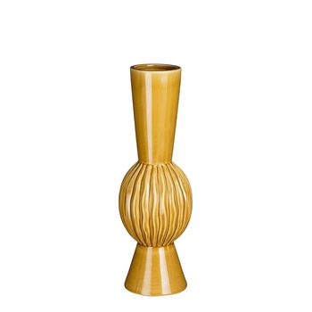 Noor Vase gelb - h40.5xd13.5cm