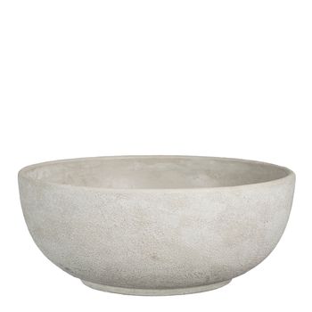 Cliff pot rond l.grijs - h15,5xd38cm