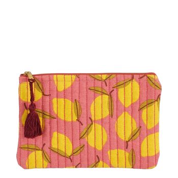 Tasche Zitrone rosa - l13xb21xh1cm