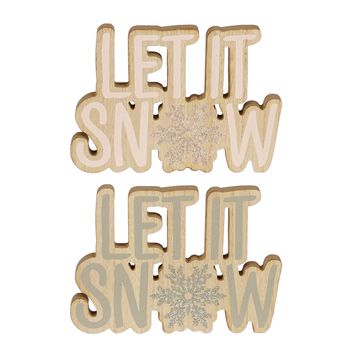 Let it snow wit grijs 2 assorti FSC 100% - l21xb2xh15cm