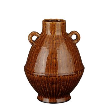 Elena Vase braun - h34xd26cm