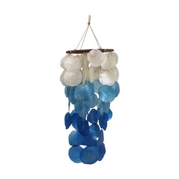 Mobile gradient capiz 28x28x70cm Blue mix