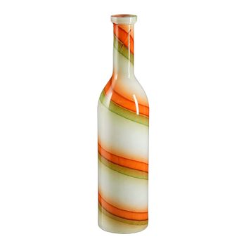 Rioja fles recycled glas creme - h75xd18cm