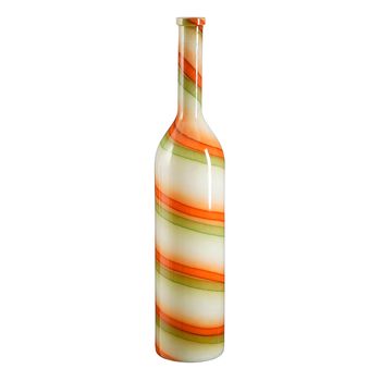 Rioja fles recycled glas creme - h100xd21cm