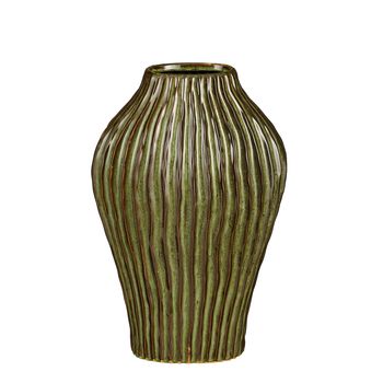 Timo Vase grün - h40xd25cm