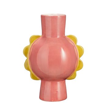 Maya vaas roze - l15,5xb11,5xh22cm
