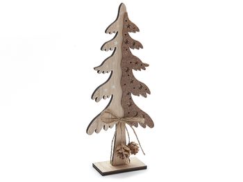 Pine tree woody 12x30cm brown