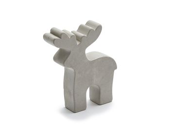 Cement reindeer 12cm