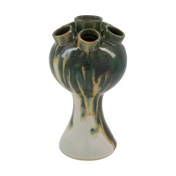 Vase ceramic 13x13x25cm Green