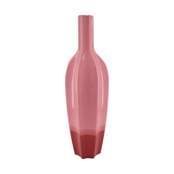 Vase ceramic 16.5x16.5x55cm Pink