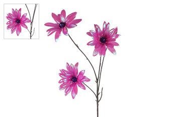 Kunstbloem "Dahlia" lila PE 86cm