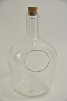 Bottle with hole and corck D-19 H-30 CM