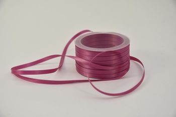 Satijnlint 6 mm x 50 mtr fuchsia