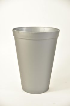 Gebrauchsvase Kunststoff grau 5 Liter Ø20x27cm