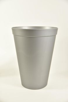 Gebrauchsvase Kunststoff grau 10 Liter Ø25x33cm