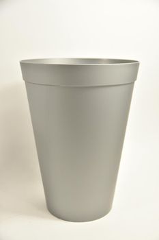 Gebrauchsvase Kunststoff grau 17 Liter Ø30x40cm