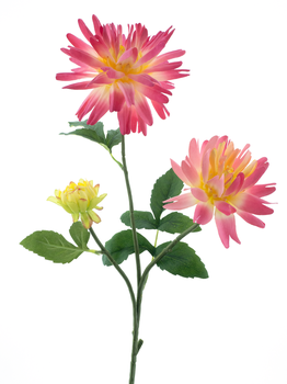 Dahlia spray New York pink 76cm