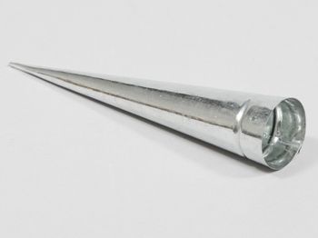 pc. metal cone zinc 20 cm