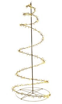 BOOM SWIRL CLUSTER 960LED IP44 TRAFO MET TIMER EN DIMMER HOOGTE 2.1 M WARM WIT/CLASSIC WARM