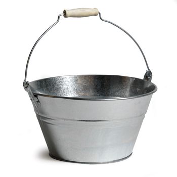 Zinc Natural Low Bucket D23H12cm