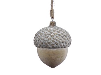 pb. 1 wooden acorn/hanging natural 12 cm