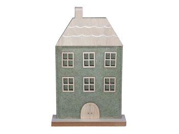 pb. 1 felt house/standing green 18x28.5 cm