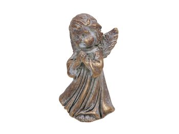 pc. 1 cement angel gold 5x4x9 cm L