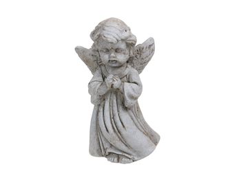 pc. 1 cement angel antique 5x4x9 cm R