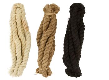 Rope jute 275x3cm 3 assorted colours