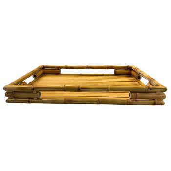 Tray bamboo 56x36x7cm Natural