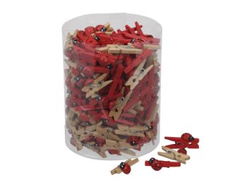 tube 180 clips w/beetle red 2.5 cm