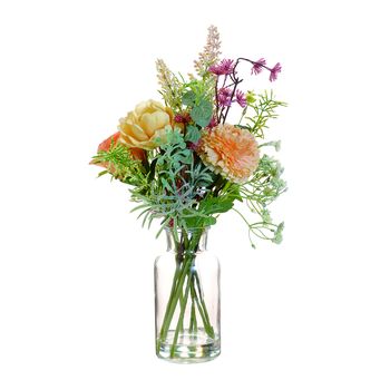 Blumenstrauß in Vase D25 H43cm Multicolour