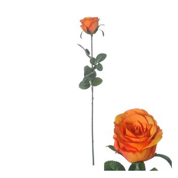Blumenstiel Rose D9 H75cm Orange
