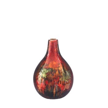 Dazzle Vase Ø12 x H.18 rubinrot
