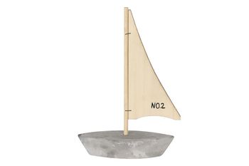 Boat cement 15x5x23.5cm kd Natural