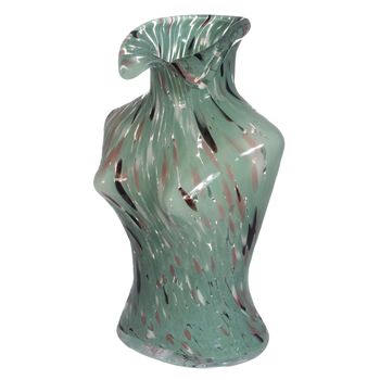Vase Bossom Glass L.19 x W. 14,5 x H.30 cm Green