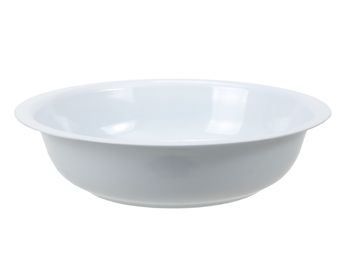 pc. 1 zinc bowl white Ø 29.5x7.5 cm
