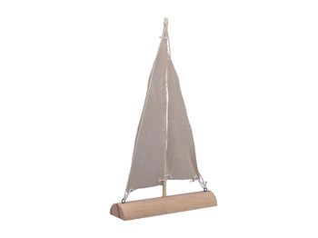 pc. 1 boat white/sand 18x4.5x31 cm
