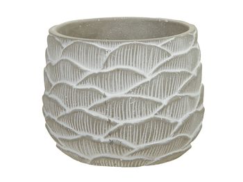 cement flowerpot natural Ø 12.5x10 cm