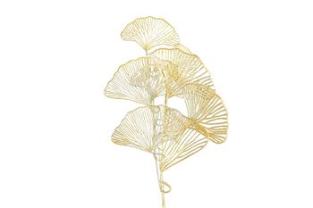 Leaf branch artificial 70cm Gold