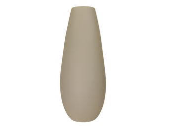 Vase aus gesponnenem Bambus mattgrün Ø 18 x H 43 cm