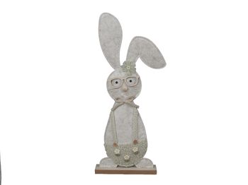 pb. 1 felt rabbit/standing green 25x6x68 cm